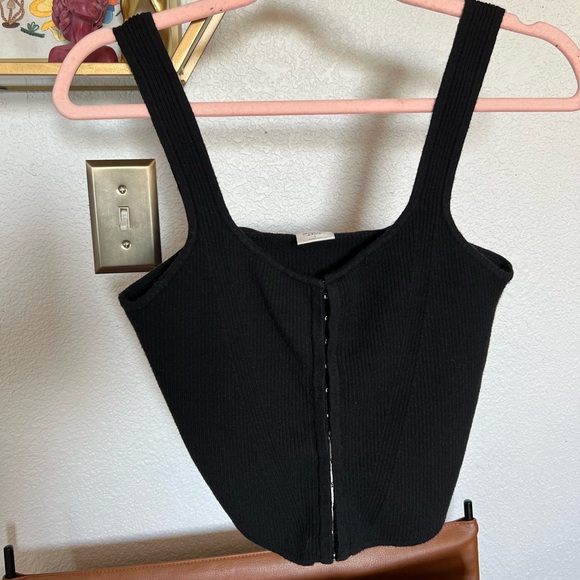Abercrombie & Fitch Hook-and-Eye Corset Tank top - Picture 1 of 3